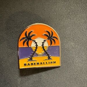 Baseballism Pin #20 August 2024 Two Seams Sunset
